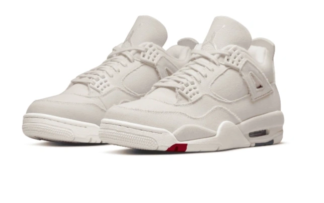 Jordan DQ4909-100 Air Retro Blank 4 Canvas 0813
